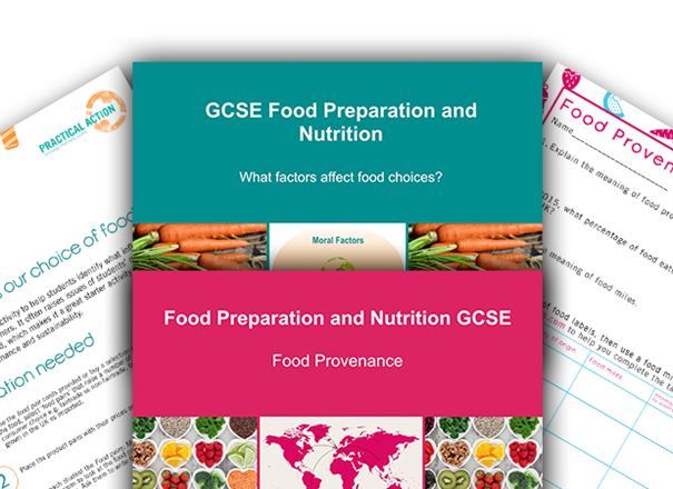 Practical Action Free Food & Nutrition GCSE Resource - D&T Association
