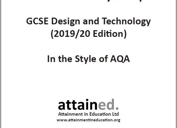 NEW Design and Technology (9-1) Practice Exam Papers (Written in the style of AQA) 2019/20 Edition