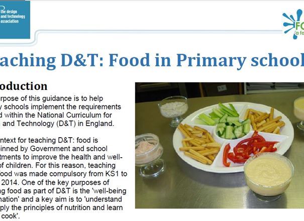 Primary D&T Food Guidance