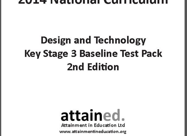 KS3 D&T Baseline Test Pack 2nd Edition