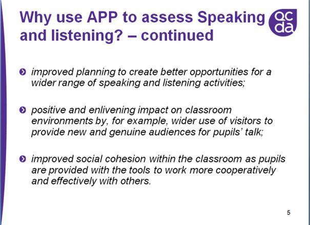Speaking and listening through D&T projects Training Materials from the 2010 National Strategies1